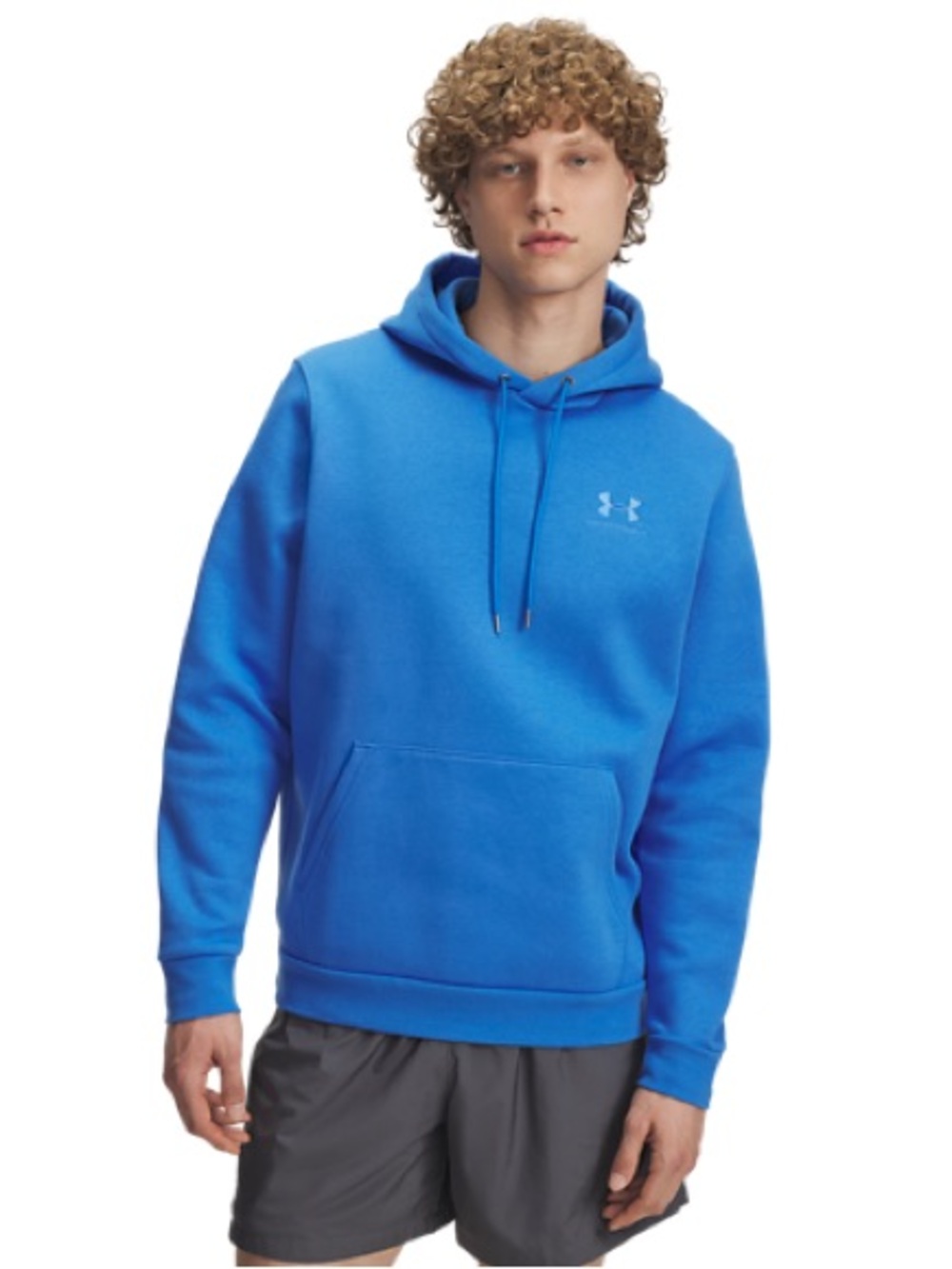 NWT Under Armour Icon Fleece Hoodie Embroidery Logo